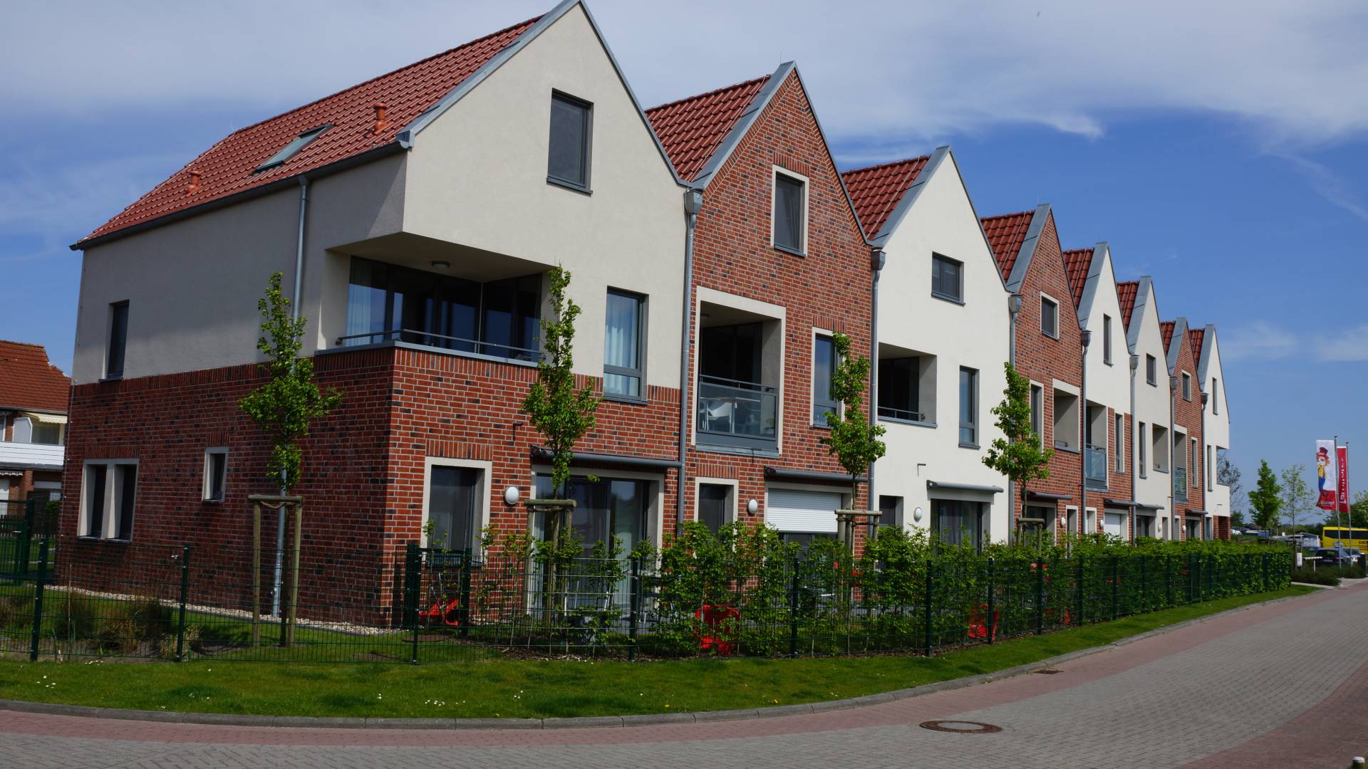 Aussenansicht de Hotel Deichkrone in Norddeich